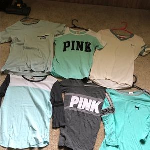 Pink tees